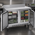 Thumbnail image #4 for Beverage-Air WTF48AHC 48-Inch Two-Section Worktop Freezer with Solid Doors