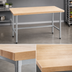 Thumbnail image #3 for Advance Tabco 96-Inch x 24-Inch Maple Top Work Table with Galvanized Base