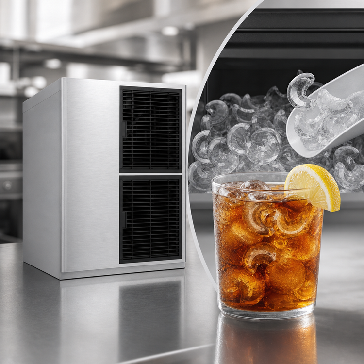 Product image #3 for Hoshizaki KM-520MAJ-E 22-Inch Slim-Line Modular Crescent Cube Ice Maker, Air-Cooled, 50Hz
