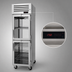 Thumbnail image #4 for Turbo Air PRO Series 26 Cu. Ft. Reach-In Heated Holding Cabinet with 2 Glass Half Doors
