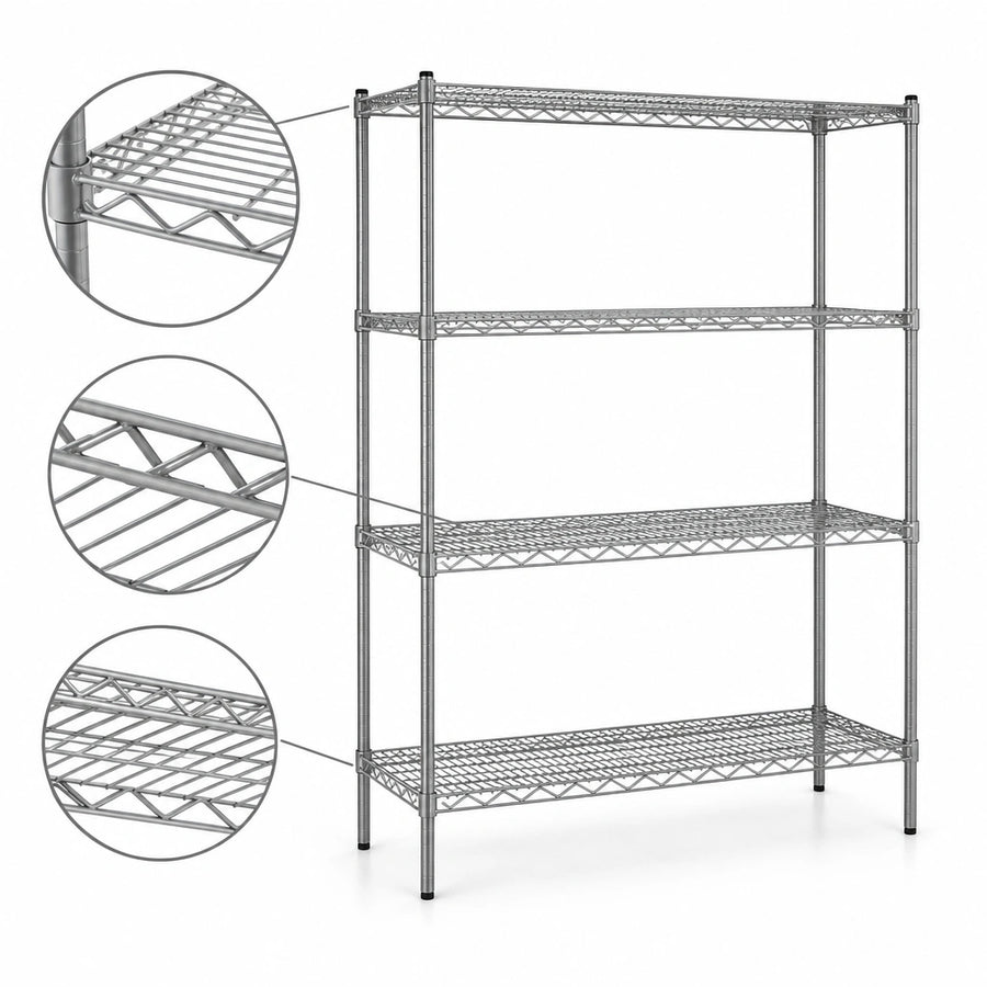 Patented QuadTruss Shelf Design
