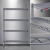 Thumbnail image #3 for Eagle Group Valu-Master 4-Tier Add-On Wire Shelving Unit, 72W x 24D x 63H, Pewter Gray Epoxy