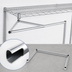 Thumbnail image #3 for Eagle CF3072-C 3-Sided Channel Frame for Wire & Solid Shelving, Chrome-Plated Steel — 72 Inches W x 30 Inches D