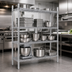 Thumbnail image #3 for Advance Tabco Special Value Heavy Duty Chrome-Plated Wire Shelf, 72 x 18 Inches