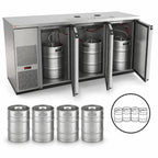 Thumbnail image #3 for Micro Matic USA Pro-Line MDD78S-E-LT Three-Section 80-Inch Stainless Steel Direct Draw Draft Beer Cooler, Less Towers
