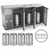 Thumbnail image #3 for Pro-Line E-Series Three-Section 80-Inch Stainless Steel Direct Draw Draft Beer Cooler, Less Towers