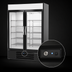 Thumbnail image #3 for Beverage-Air MarketMax 52-Inch Two-Section Reach-In Glass Door Refrigerated Merchandiser, Black, with Electronic Smart Lock