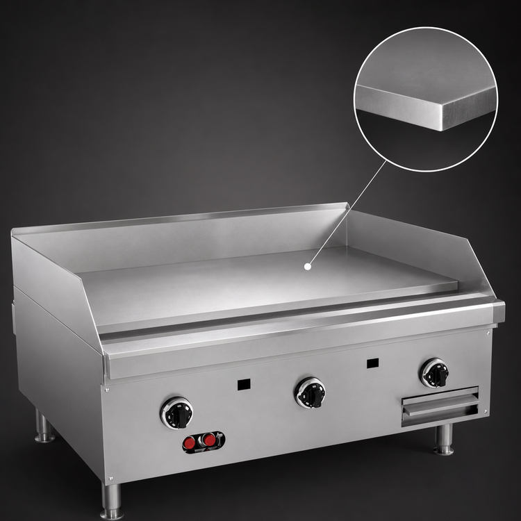Product image #3 for Southbend HDG-60V High Volume 60-Inch Gas Countertop Griddle with 1-Inch Polished Steel Plate