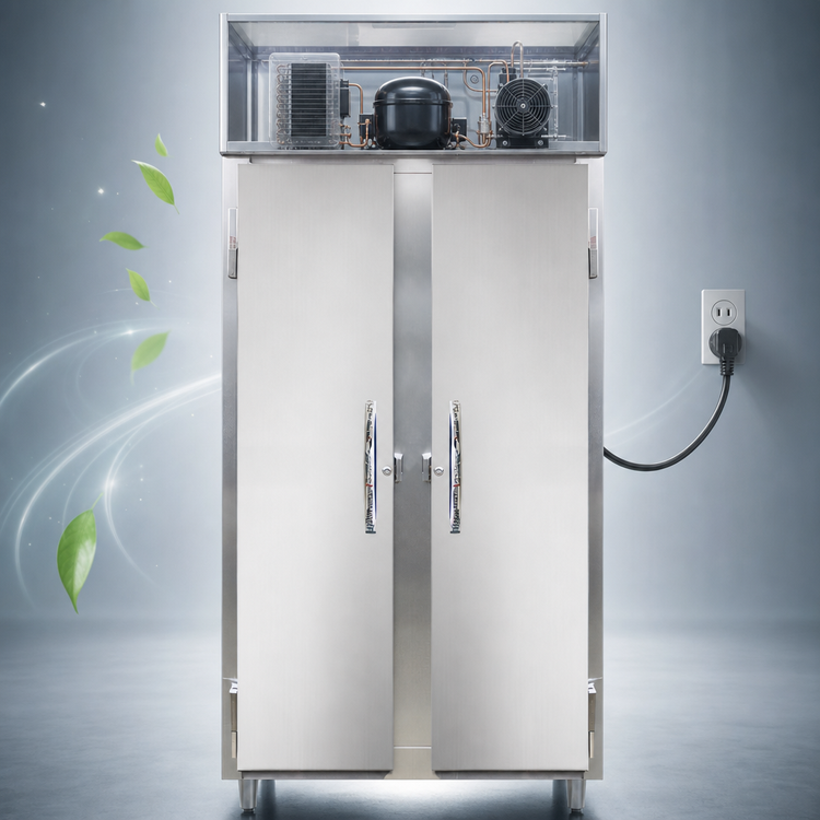Product image #3 for Continental Refrigerator D2FSENSA Designer Slim Line 2-Section Reach-In Freezer