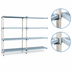 Thumbnail image #3 for MetroMax Q 60-Inch Wide x 18-Inch Deep x 63-Inch High 4-Shelf Add-On Polymer/Wire Shelving Unit