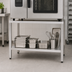 Thumbnail image #3 for Convotherm Stainless Steel Open Oven Stand with Undershelf for C4 6.10 and 10.10