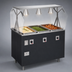 Thumbnail image #3 for Vollrath 2-Series Affordable Portable Deluxe 3-Well Mobile Hot Food Station with Breath Guard