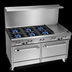 Thumbnail image #3 for Southbend Ultimate 60-Inch Gas Restaurant Range with 6 Open Burners, 24-Inch Right Griddle/Broiler, Standard Oven and Convection Oven