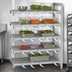 Thumbnail image #4 for Cambro Camshelving Premium 24 x 48 x 64-Inch 5-Tier Vented Add-On Polymer Shelving Unit