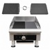 Thumbnail image #3 for Omcan USA Electric Countertop Charbroiler/Griddle with Interchangeable Cast Iron Grill and Griddle Plates, 14-Inch Cooking Area, 240V