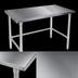 Thumbnail image #3 for John Boos Stallion 72-Inch x 24-Inch 14-Gauge Type 300 Stainless Steel Top Work Table with Galvanized Base