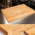 Thumbnail image #3 for John Boos 48-Inch x 24-Inch Edge Grain Flat Maple Wood Work Table Top with Penetrating Oil Finish