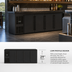 Thumbnail image #4 for Perlick BBSLP108 Low Profile 4-Door 108-Inch Refrigerated Back Bar Cabinet