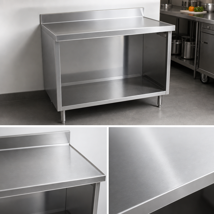 Product image #3 for Eagle Spec-Master Marine Counter Edge Open Front Work Table Cabinet Base, 84 x 30 Inches
