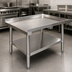 Thumbnail image #3 for Premium Stainless Steel Equipment Stand with Adjustable Undershelf, 24-1/2 Inch W x 30 Inch D x 24 Inch H