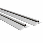 Thumbnail image #3 for Metro qwikTRAK BTS8NA 8-Foot Aluminum Track Set for HD Commercial Shelving