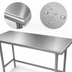 Thumbnail image #3 for Advance Tabco Super Saver Flat Top Open Base Work Table, 144