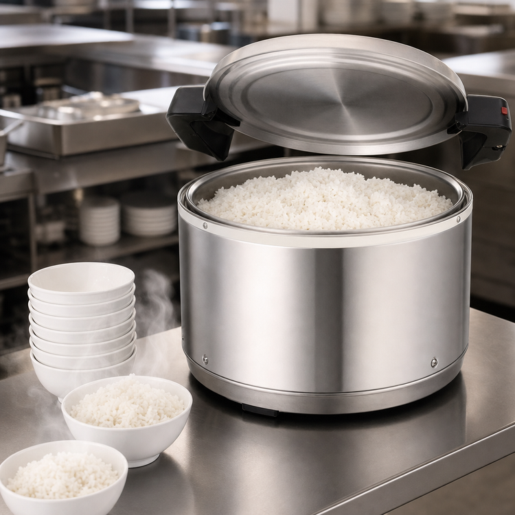 Product image #3 for RiceMaster 23 Qt Stainless Steel Electric Countertop Rice Warmer, 120V