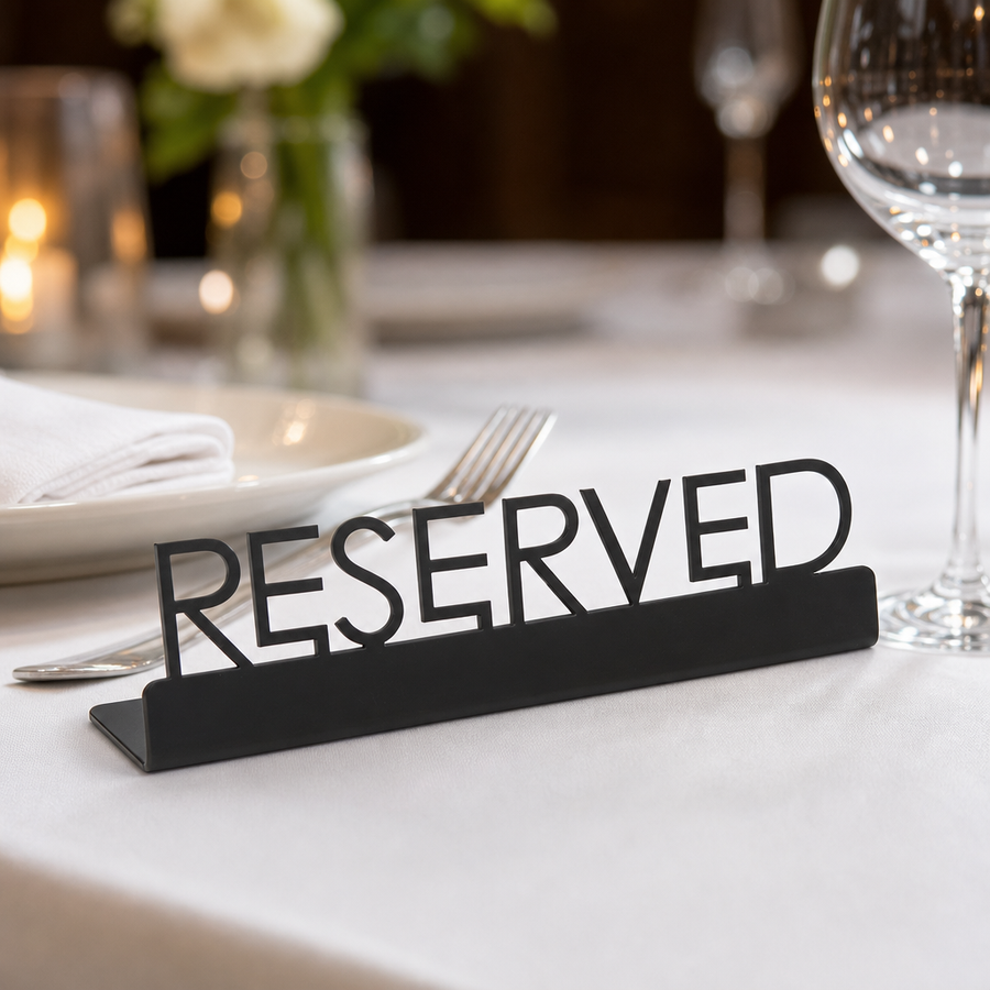 Printed Reserved Message
