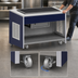Thumbnail image #3 for Atlas Metal INFRF-6 Mobile Refrigeration Frost Top Unit, 91-1/2