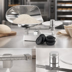 Thumbnail image #3 for Crestware SCABS08C Baker's Dough Beam Scale, 8 lb Capacity, Adjustable Counterweight, Stainless Steel Scoop