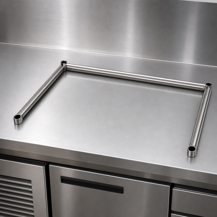 Product image #3 for 3-Sided Stainless Steel Channel Frame, 48" W x 30" D