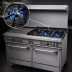 Thumbnail image #3 for Southbend (Middleby) Ultimate 4601AA-4T 60-Inch Gas Restaurant Range with 2 Burners, 48-Inch Thermostatic Griddle & 2 Convection Ovens