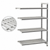 Thumbnail image #3 for Cambro Camshelving Elements XTRA 4-Tier Stationary Add-On Shelving Unit, 24