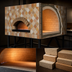 Thumbnail image #3 for Univex Stone Hearth Square Gas Pizza Dome Oven with Stand, 47-1/4 Inch Chamber