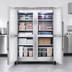Thumbnail image #3 for Continental Refrigerator 2FESNHD Two-Section Extra-Wide Reach-In Freezer with Half Doors