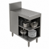 Thumbnail image #3 for Advance Tabco Prestige Supreme 12-Inch Open Front Underbar Drainboard Cabinet with 7-Inch Backsplash