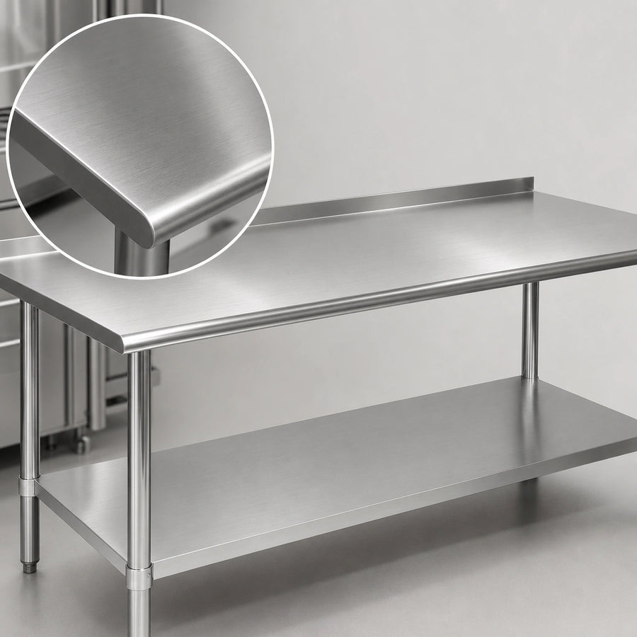 18-Gauge Stainless Steel Top