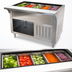 Thumbnail image #3 for Advance Tabco 77-3/4 Inch Wide Refrigerated Cold Pan Buffet Station with 5-Pan Capacity and Cutting Board