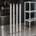 Thumbnail image #3 for Channel Adjustable Shelving Uprights, 72-Inch Aluminum, Set of 4