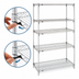 Thumbnail image #3 for Metro Super Erecta Super Adjustable Chrome-Plated Wire Shelving Starter Unit, 30