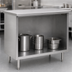 Thumbnail image #3 for Eagle Spec-Master Open Front Stainless Steel Work Table, 84 x 30 Inch, 14/304 Stainless Steel Top