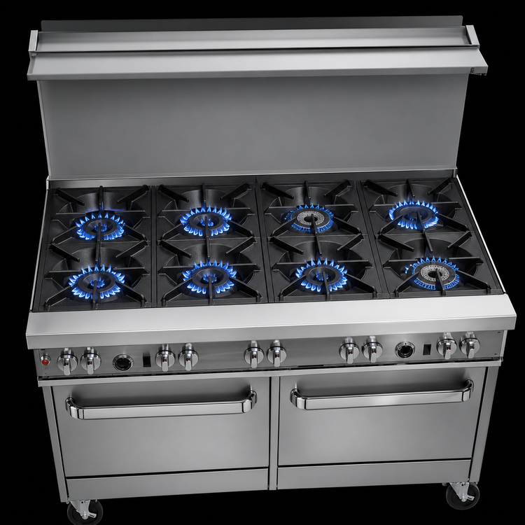 Product image #3 for Southbend Ultimate 60-Inch Commercial Gas Range with 9 Open Burners and 2 Standard Ovens
