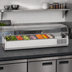 Thumbnail image #4 for Turbo Air E-Line 59-Inch Countertop Salad Prep Table with Clear Hood