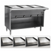 Thumbnail image #3 for Spec-Master 63-1/2-Inch Wide Electric Open Base Hot Food Table with 4 Wet/Dry Wells, 120V