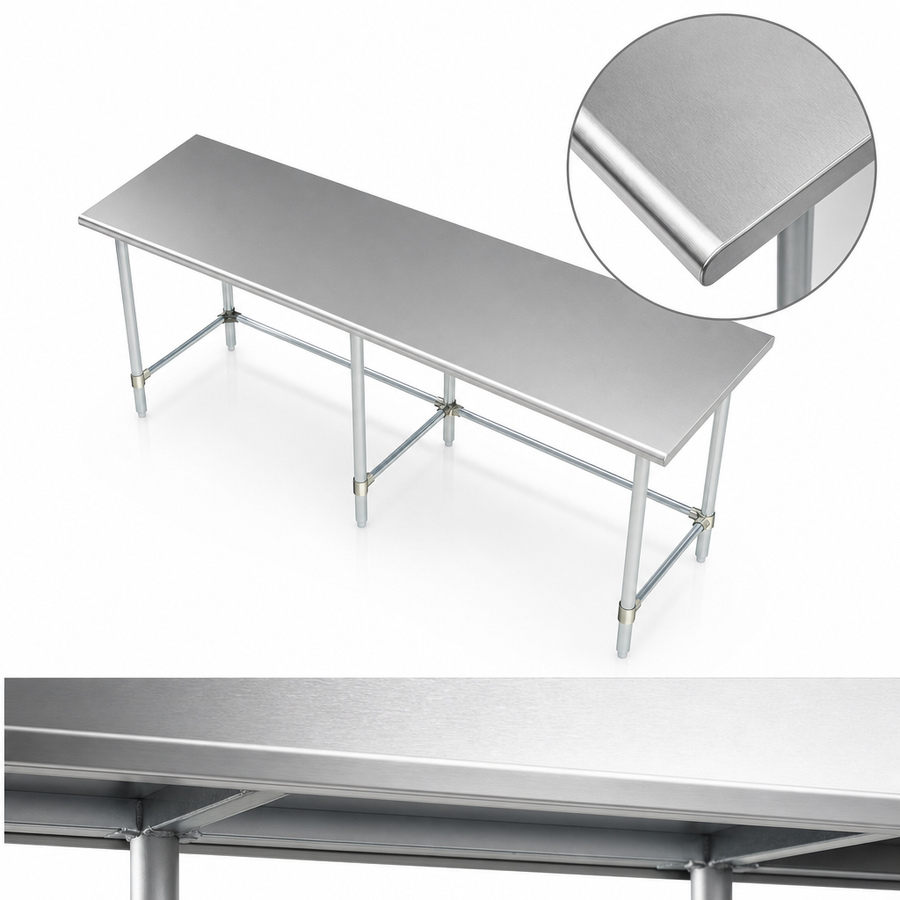 18/400 Stainless Steel Reinforced Top