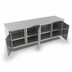Thumbnail image #3 for John Boos Stainless Steel Enclosed Work Table with Cabinet Base and Hinged Doors, 108 x 36 Inches