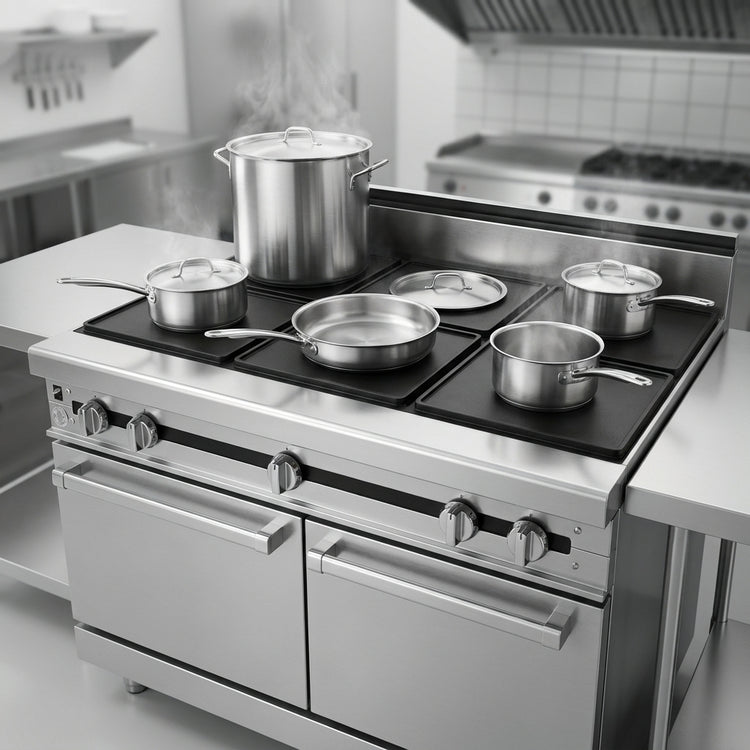 Product image #2 for Jade Range Titan JMRH-5HT 60" Modular Gas Heavy Duty Range with 5 Hot Tops