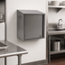 Thumbnail image #3 for Eagle Group Wall-Mounted Chemical Storage Cabinet with Sloped Top and Left-Hinged Door, 24 x 15 x 28 Inches