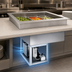 Thumbnail image #3 for Wells RCP-7300 Drop-In Self-Contained Refrigerated Cold Food Well, 3 Full-Size Pans, 46-1/2 Inch Wide