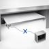 Thumbnail image #3 for Hatco CSUX-48-I 48-Inch Undermount Remote Cold Shelf, 19-1/2-Inch Deep